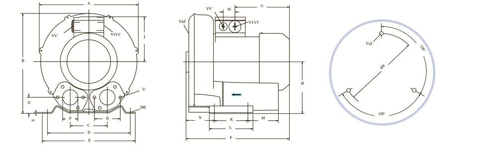 Габаритные размеры (чертеж) SEKO BL040001009