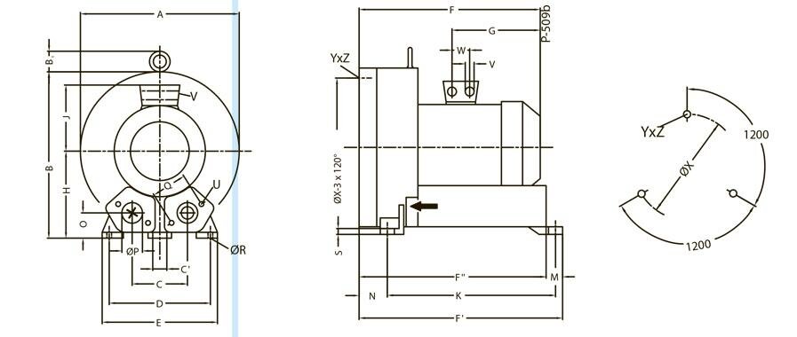 Габаритные размеры (чертеж) SEKO BL090001185