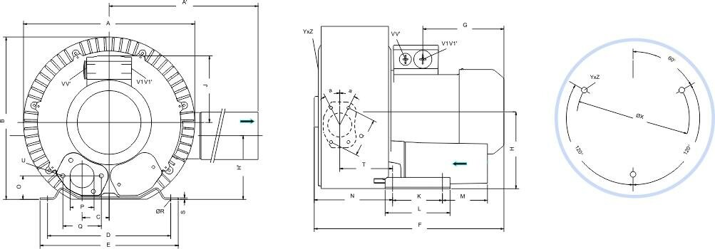 Габаритные размеры (чертеж) SEKO BL320002007