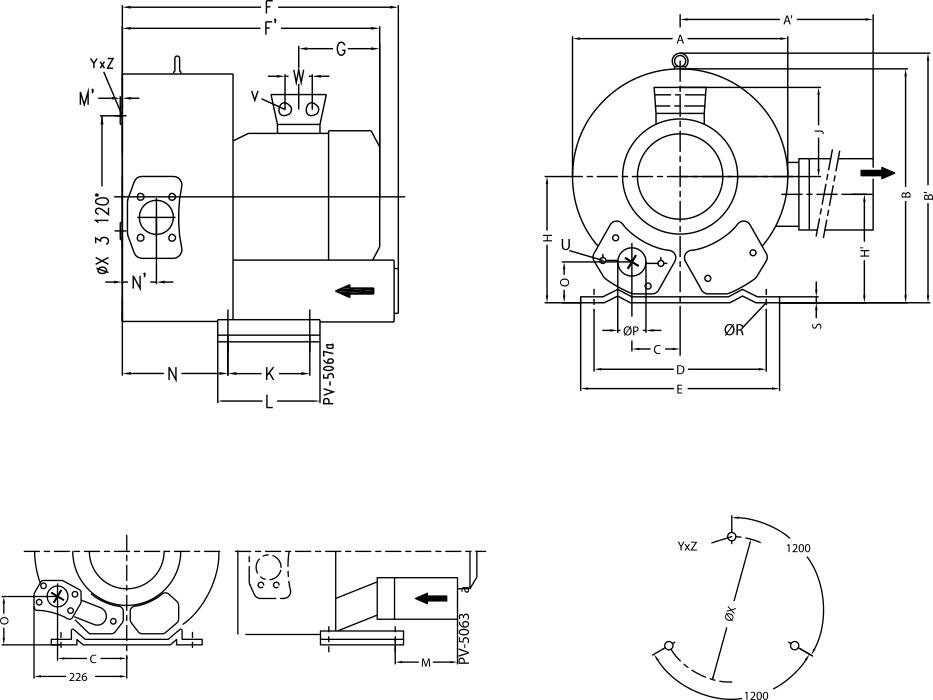 Габаритные размеры (чертеж) SEKO BL920002110